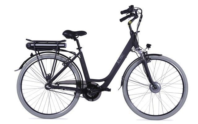 LLobe Metropolitan Joy City e-bike 28 inch zwart 8 Ah