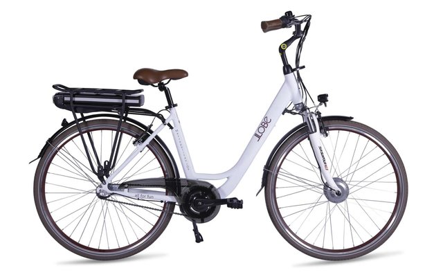 LLobe Metropolitan Joy City e-bike 28 inch 13 Ah wit