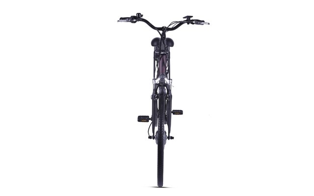 LLobe Metropolitan Joy City e-bike 28 inch bordeaux rood 10 Ah