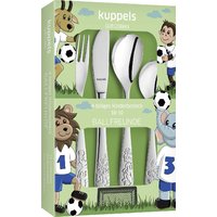 Kuppels Fußballfreude Edelstahl Kinderbesteck Set 4-tlg.