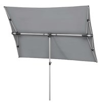 Schneider Schirme Novara Sonnenschirm dreh-/schwenkbar 190 x 140 cm silbergrau