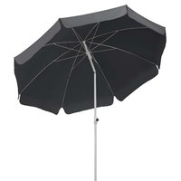 Schneider Parasol Ibiza 200 cm rond antraciet