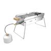 Crackling gas grill