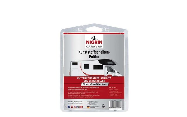 Nigrin Caravan Kunststoffscheiben-Politur Set