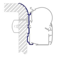 Dometic PW-ADAPT Adaptateur pour stores muraux PW 1100, PW 1500 & PW 3800 4 pi&egrave;ces