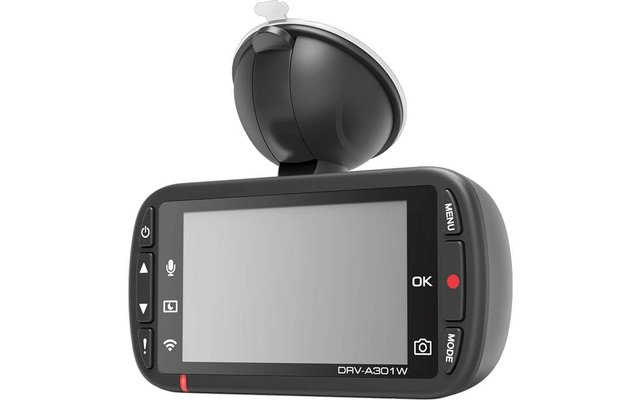 Kenwood DRV-A301W Full HD Dashcam con G-Sensor più GPS e Wifi