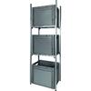 Blaupunkt 43 SYS-Rack aluminium shelf system lengthwise for rear garage 45 x 31 x 130 cm