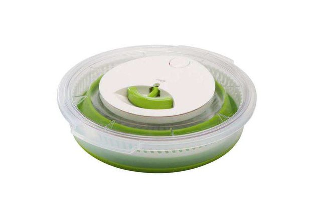 Emsa Folding Salad Spinner 4 L Green