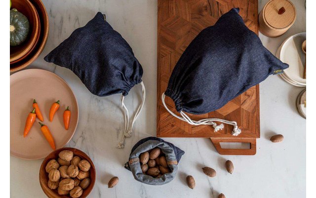 Nuts Innovations Bolsa para frutas y verduras Juego de 3 jeans