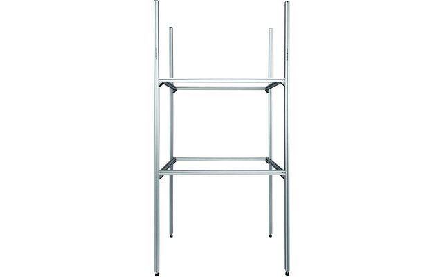 Blaupunkt 64 SYS-Rack Système d'étagères en aluminium transversal pour garage arrière 85 x 31 x 130 cm