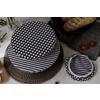 Nuts Innovations Couvercle de bol textile set de 3 pièces noir/blanc