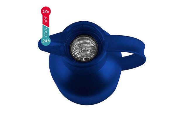 Emsa vacuum jug Samba 1 liter blue translucent