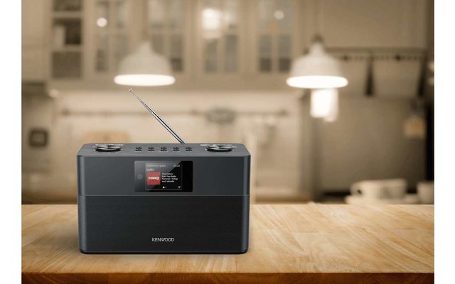 Kenwood CR-ST100S-B Smart Radio con DAB+ e streaming audio Bluetooth Nero