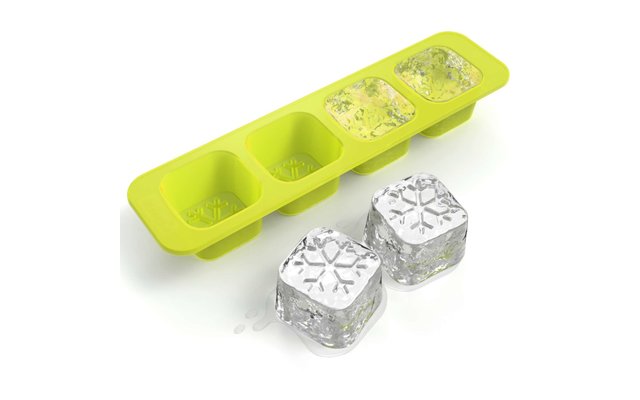 Rotho Domino Mini Freezer Boxes Lime Green