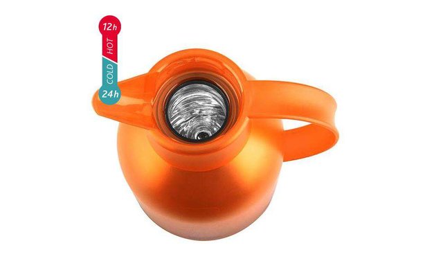 Emsa vacuum jug Samba 1 liter orange translucent