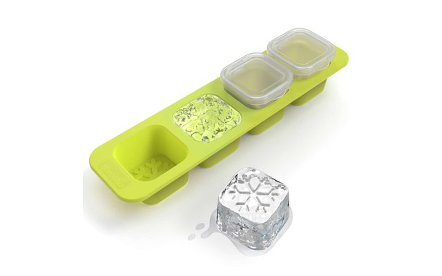 Rotho Domino Mini Cajas de Congelación Verde Lima