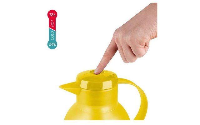 Emsa vacuum jug Samba 1 liter light yellow translucent