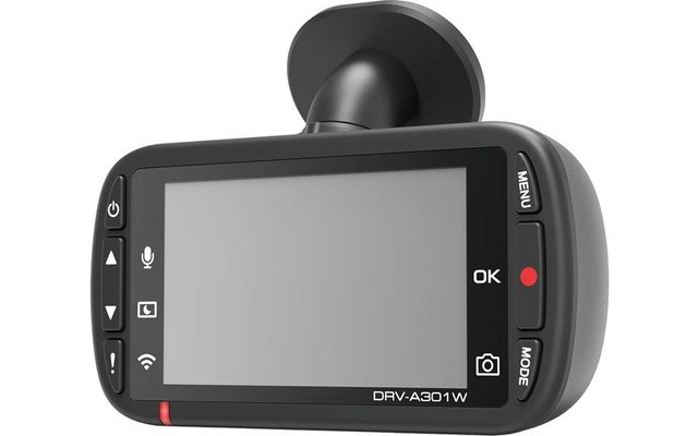 Kenwood DRV-A301W Full HD dashcam with G-sensor plus GPS and Wifi