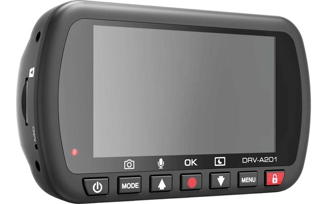 Kenwood DRV-A201 Full HD dashcam met G-Sensor en GPS zwart