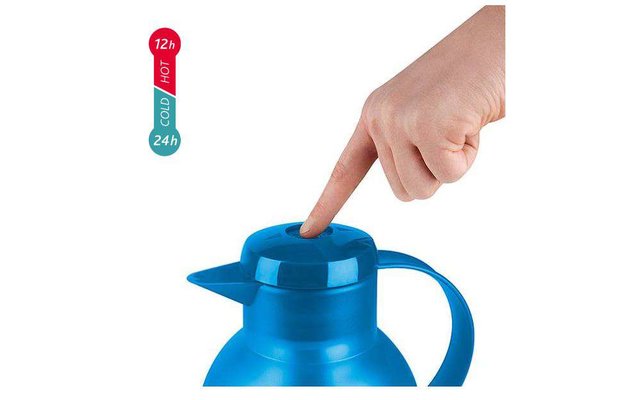 Emsa vacuum jug Samba 1 liter azure translucent