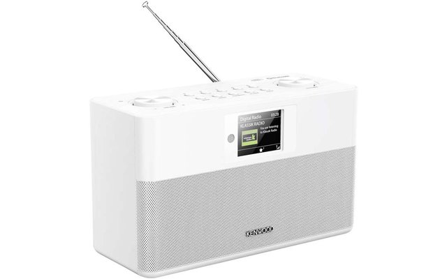 Kenwood CR-ST80DAB-W stereo compact radio with DAB+ and Bluetooth audio streaming white