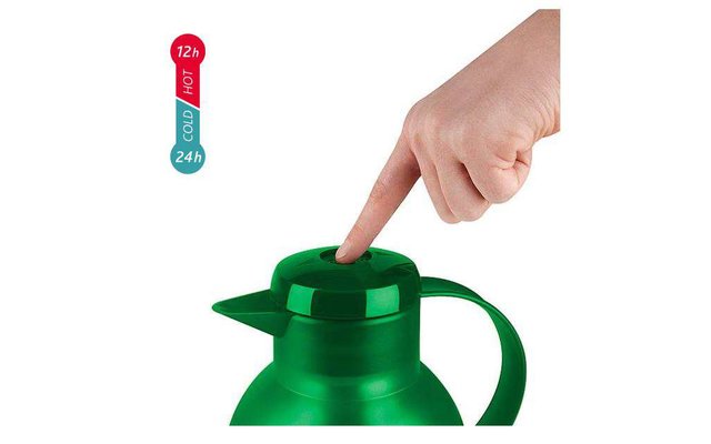 Emsa vacuum jug Samba 1 liter grass green translucent