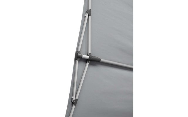 Schneider Ombrelloni Novara Ombrellone girevole/inclinabile 190x140 cm grigio argento