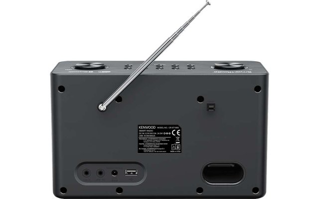 Kenwood CR-ST100S-B Radio inteligente con DAB+ y transmisión de audio por Bluetooth Negro