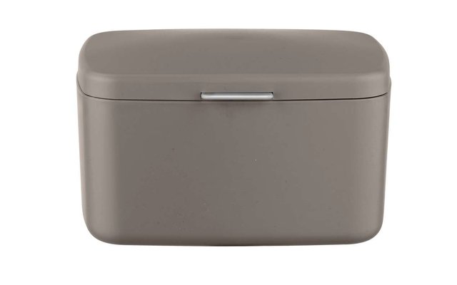 Wenko Bathroom box Barcelona with lid storage box taupe