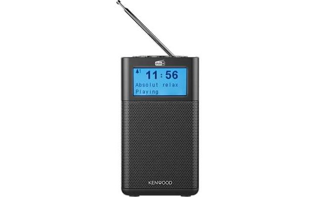 Kenwood CR-M10DAB-B DAB+ Radio mit Bluetooth Audiostreaming und Weckfunktion schwarz