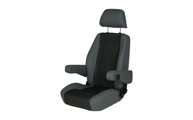  Sportscraft Sitz S8.1Fahrer- und Beifahrersitz mit Lordosenstütze Tavoc2 schwarz/grau