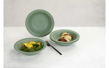 Berger Kynne Soup Plate Set 4 pcs Green Green