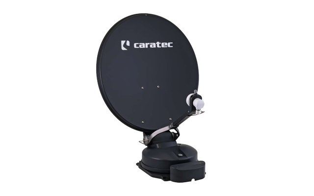 Caratec Smart D Sat Sat Antenne CASAT500S Twin LNB ready 50 cm grijs