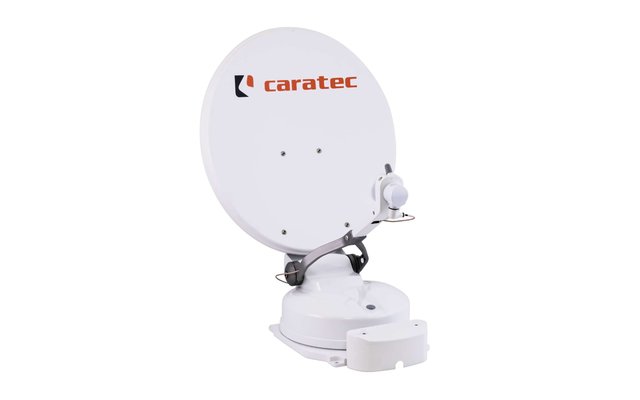 Caratec Smart D Antenne satellite CASAT500S Twin LNB ready 50 cm blanc