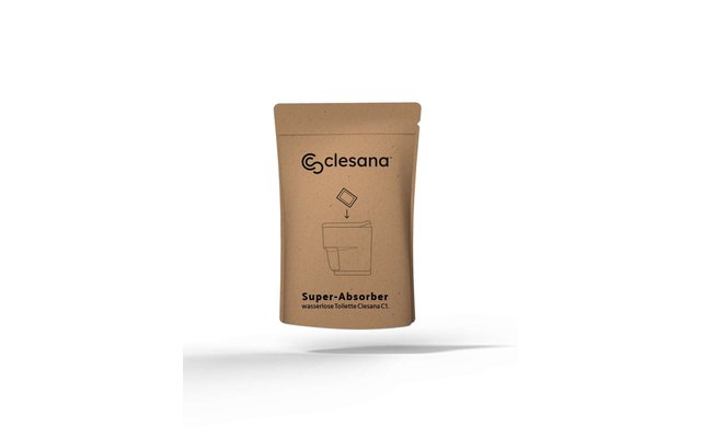 Clesana Super Absorber 20 bags for waterless toilet Clesana C1