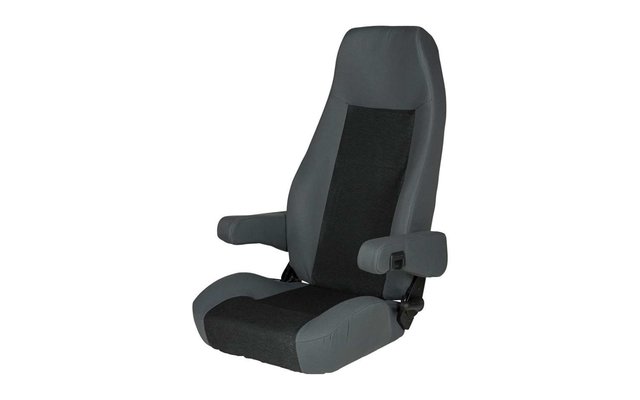 Sportscraft Sitz S9.1 Tavoc 2 grau/schwarz mit Lordosenstütze