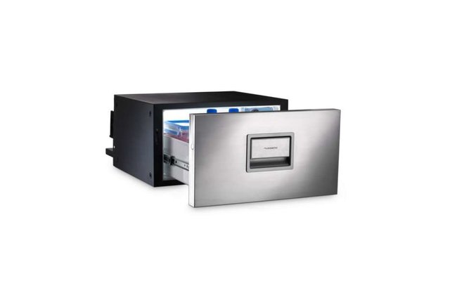 Dometic CoolMatic CD 20 s Kühlschublade Vorderseite silber 20 l