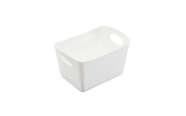 Koziol Caja de Almacenamiento Boxxx S blanco reciclado 1 litro blanco