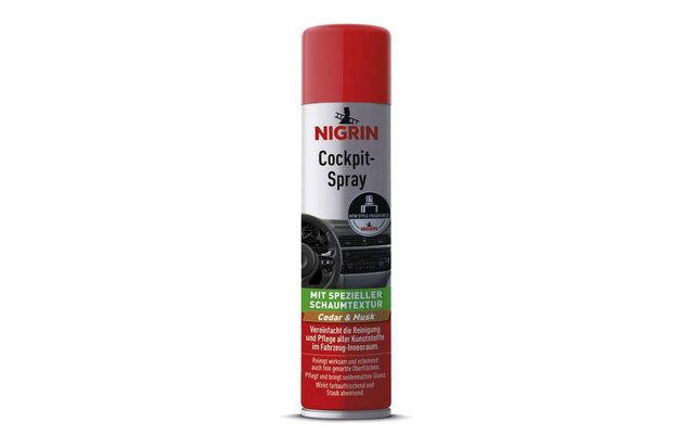 Nigrin New Style Fragrance Cockpit Spray - Cedar & Musk 400 ml