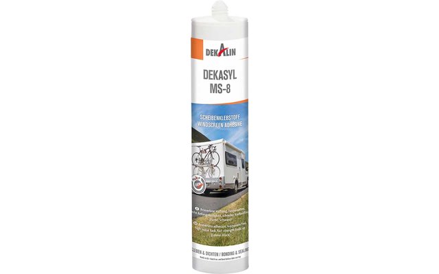 Adhesivo para parabrisas de polímero MS Dekalin Dekasyl MS-8 290 ml negro