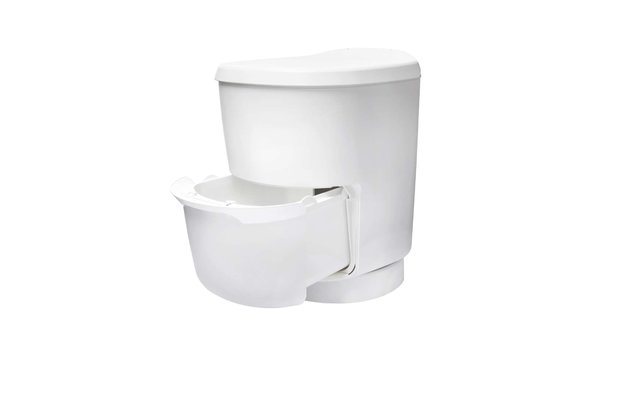 Clesana Toilette C1 mit Rund Sockel Beuteltoilette Trockentoilette 12 V 