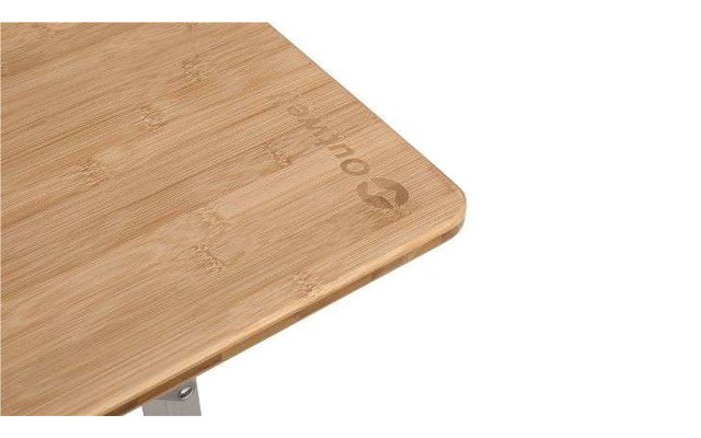 Outwell Kamloops table with bamboo table top L