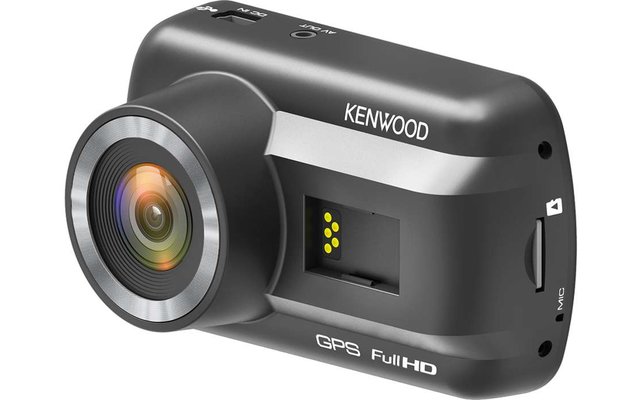 Kenwood DRV-A201 Full HD Dashcam con G-Sensor e GPS nero