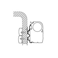 Thule Hymercamp-adapter voor Series 5 (tot modeljaar 2011) 6,0m