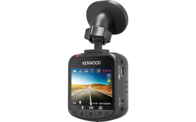 Kenwood DRV-A100 HD Dashcam con G-Sensor e GPS nero