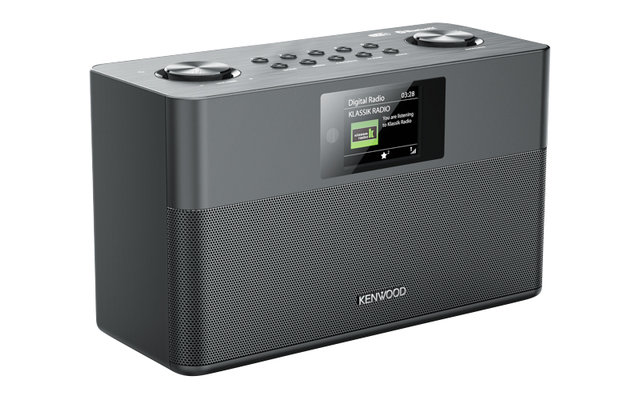 Kenwood CR-ST80DAB-B Stereo Kompaktradio mit DAB+ und Bluetooth Audiostreaming schwarz