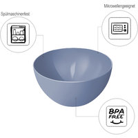 Rotho caruba schaal klein 23 cm horizon blauw