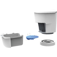 Clesana C1 mit Rund-Sockel Wasserlose Verschweiß-Toilette