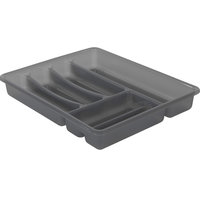 Rotho Basic Besteckkasten 6 Fächer anthrazit