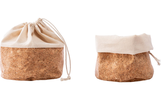 Nuts Innovations Bread Bag Fruit Basket Cork with Cord Medium